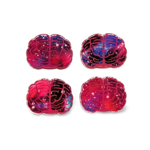 Brain Badge Reel | Handmade ID Holder Nurse Teacher Student Therapist Gift NWT - Picture 3 of 5